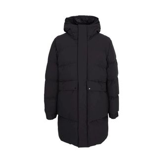 Moncler Down Coats, male, Black, Size: XL Avioth Long Tech Down Jacket