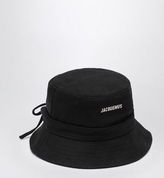 Jacquemus Le Bob Gadjo black cotton hat
