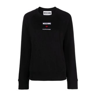Moschino Mujer, Sudaderas, Negro, Talla: M