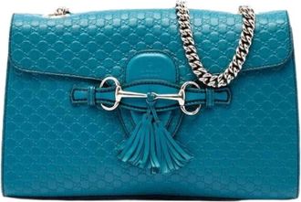 Gucci Pre-owned Emily Borsa a Spalla - - Pre-owned - Donna - Blu - ONE SIZE