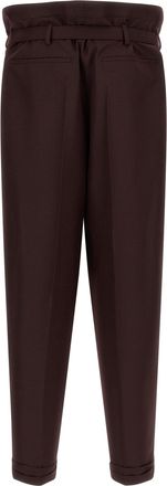 Saint Laurent Mens Purple Wool Casual Pants