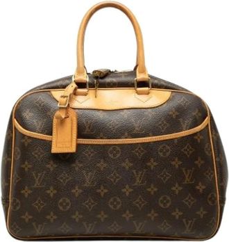 Louis Vuitton Pre-owned Deauville - Dames - Vintage Handtas - Bruin - ONE Size - Leer - Vintage