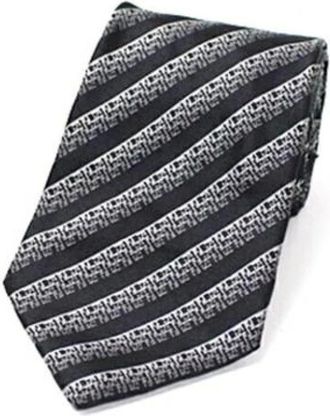 Fendi Pre-owned Accessories, male, Black, Size: ONE SIZE Pre-owned Silk Home-Office