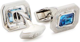 Tateossian Halo Cufflinks - Blue - One Size