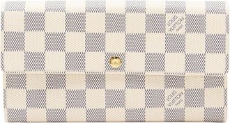 Louis Vuitton Blue Damier Azur Sarah Wallet (Authentic Pre-Loved)