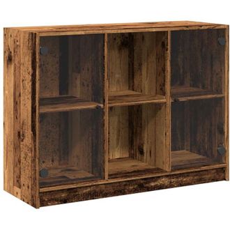 vidaXL Vidaxl - Aparador De Madera De Ingenier&iacute;a Envejecida 102x37x75,5 Cm