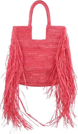 Made for a Woman Tassen, Dames, Roze, ONE Size, Katoen, Kifafa Frange M