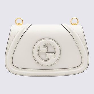 Gucci White Leather Blondie Shoulder Bag