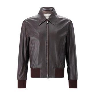 Ami Giacche in pelle - - Jackets - Uomo - Rosso - M