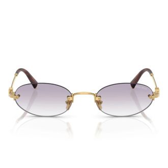 Miu Miu Sunglasses Mua54 S 5 Ak04 O Gold/Gray Gradient Women