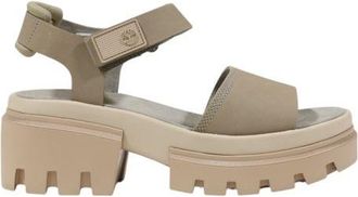 Timberland Womens Platform Lug Sandals - Tan Leather - Size EU 40