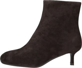 Toral Shoes Maggie Enkellaarsjes - Dames - Schoenen - Bruin - Maat: 39 EU Zijde