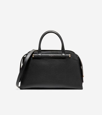 Cole Haan Womens Catherine Medium Satchel - Black