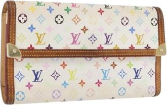 Louis Vuitton Pre-owned Clutches, female, Multicolor, Size: ONE SIZE Pre-owned Monogram Multicolor Long Wallet