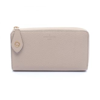 Louis Vuitton Beige Galle Leather Long Wallet (Bi-Fold) (Pre-Owned)