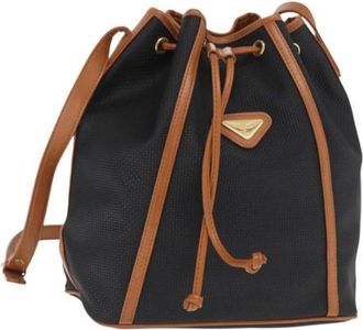 Saint Laurent Pre-owned Bucket Bags, female, Black, Size: ONE SIZE Pre-owned Canvas Shoulder Bag