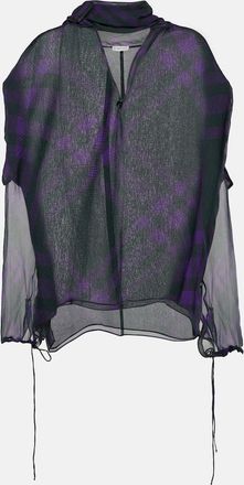 Burberry Burberry Check silk shirt