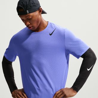 Nike Mens AeroSwift Dri-FIT ADV Short-Sleeve Running Top in Blue | HJ3377-570