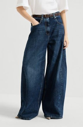 Brunello Cucinelli Authentic denim trousers in Dark Denim at Nordstrom, Size 38 It