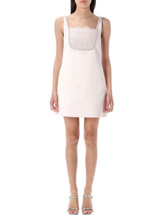 Self Portrait Satin Mini Dress