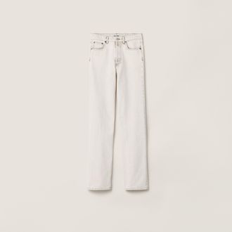 Miu Miu Five-pocket denim jeans