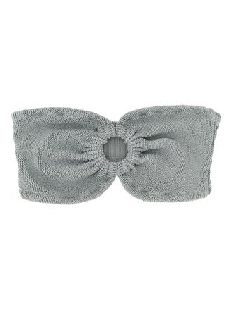 MC2 Saint Barth Yulia bikini top - women - Polyamide/Elastane - M/L - Grey