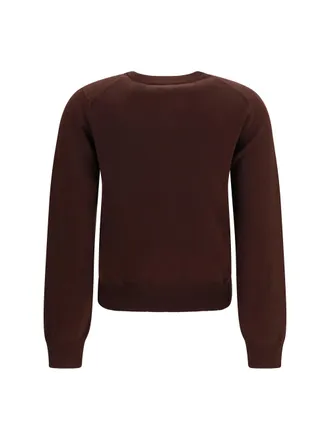 Maison Kitsun&eacute; Baby Fox Merino Sweater - Brown