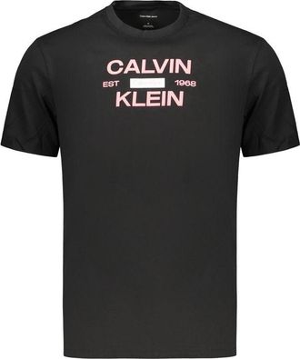 Calvin Klein Zwarte Katoenen Herent-shirt