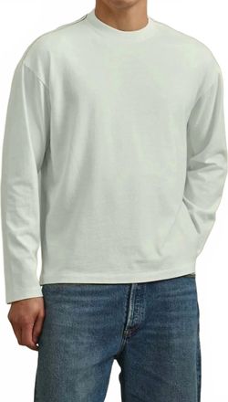 Velvet Theo Heavy Jersey Tee In Salt