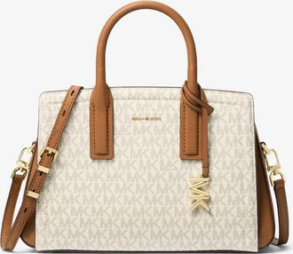 Michael Kors Laila Small Signature Logo Satchel