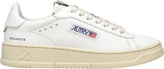 Autry Dallas Low Sneakers - Dames - Sneakers - Wit - 41 EU - Katoen - Schoenen