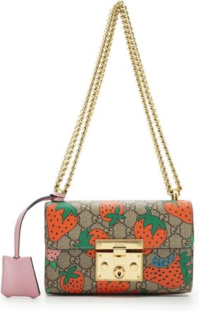 Gucci Gucci stoffen schoudertas met hangslot