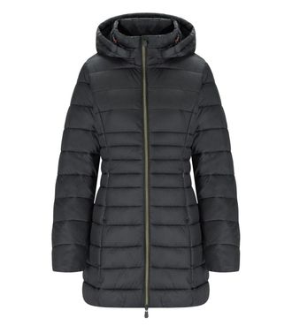 Save The Duck Reese Grey Hooded Padded Jacket