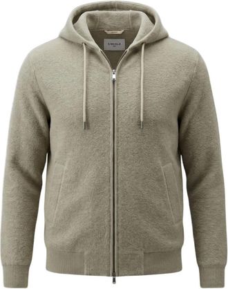 Circolo 1901 Felpa CON Cappuccio E ZIP G.dyed - - Sweatshirts & Hoodies - Uomo - Beige - L