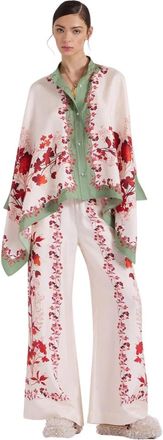 La DoubleJ Palazzo Broek - Dames - Wijde Broeken - Veelkleurig - XS - Broeken