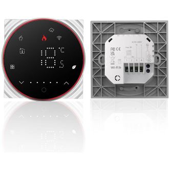 OEM Termostato Inteligente Tuya Wifi Con Control Por Voz, 5a, Digital, Con Control De Temperatura Y Luz Regulable De Color Inteligente. Compatible Con Tma