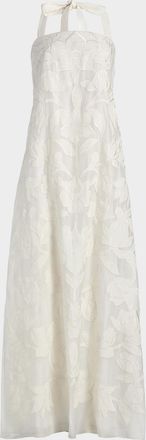 Sachin & Babi Amal Floral Lace A-Line Gown