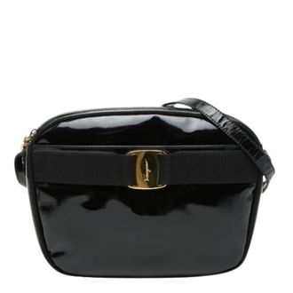 Ferragamo Pre-owned Shoulder Bag - Dames - Pre-owned - Zwart - Maat: ONE Size Leer