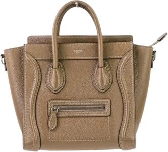 Celine Pre-owned Vintage Handtas - Dames - Vintage Handtas - Bruin - ONE Size - Leer - Vintage