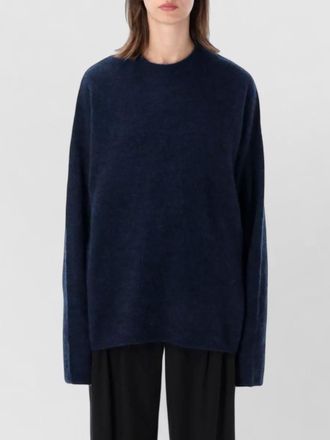 Frankie Shop mohair fuzzy relaxed-fit sweater