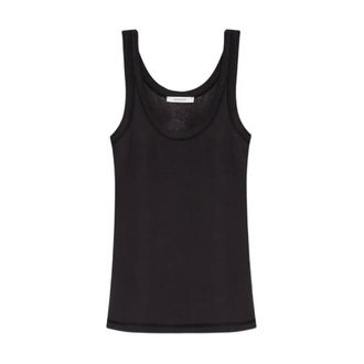 Christophe Lemaire Dames, Tops, Zwart, Maat: M