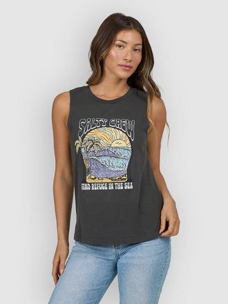 Salty Crew Keyhole Muscle Tank Top grau