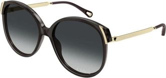 Chloé unisex, Accessoires, Grijs, Maat: 58 MM