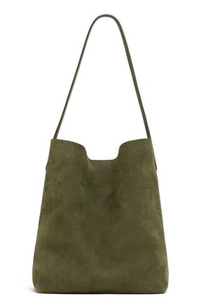 Mansur Gavriel Everyday Cabas Suede Tote in Algae at Nordstrom