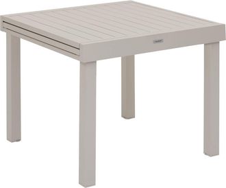 Hesperide Hesperide - Mesa De Jard&iacute;n De Barro Extensible Piazza, 8 Plazas, De Aluminio Con Revestimiento Epoxi - Hesp&eacute;ride