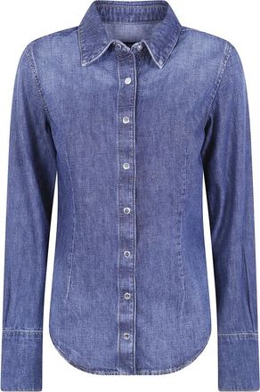 7 For All Mankind Dames, Blouses & Shirts, Blauw, Maat: XS