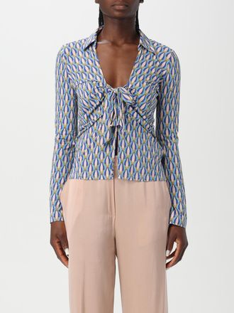 Maliparmi Geometrische Print Knot Blouse
