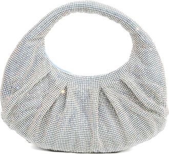 Twentyfourhaitch Mezza Luna Clutch - Dames - Handtassen - Blauw - ONE Size - Tassen