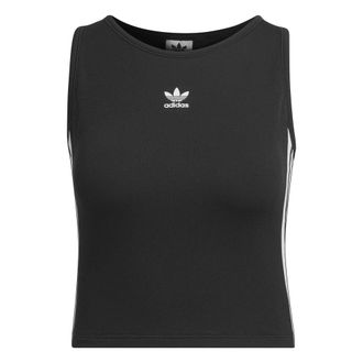 adidas (WMNS) adidas originals 3-Stripes Padded Tank Top Asia Sizing Black White JI6860