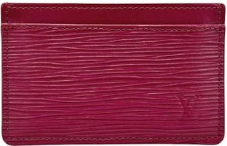 Louis Vuitton Pre-owned Wallets, female, Pink, Size: ONE SIZE Pre-owned Vintage Card Case